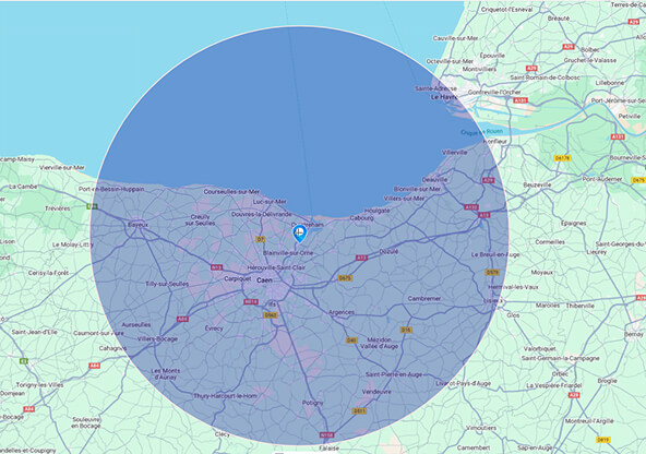 Zones d'interventions de toiture